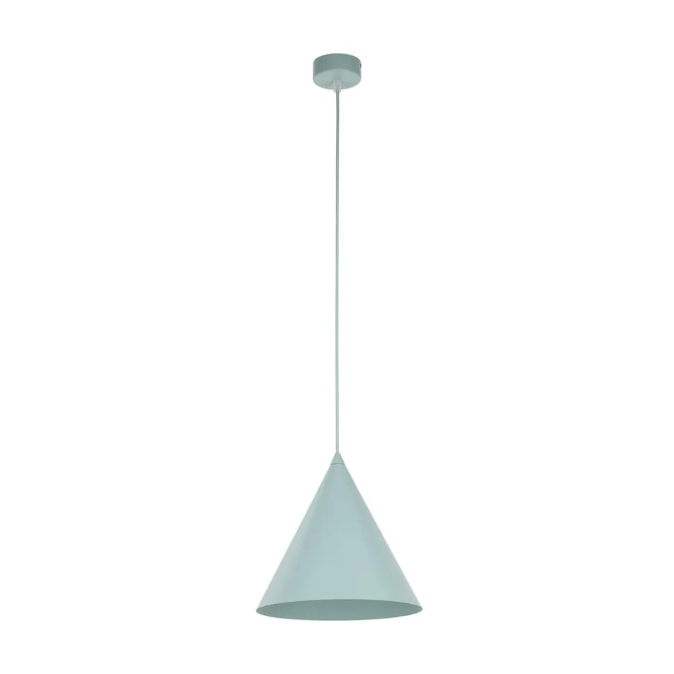 Hængelampe Cono, 1 lyskilde, Ø 25 cm, mint, E27