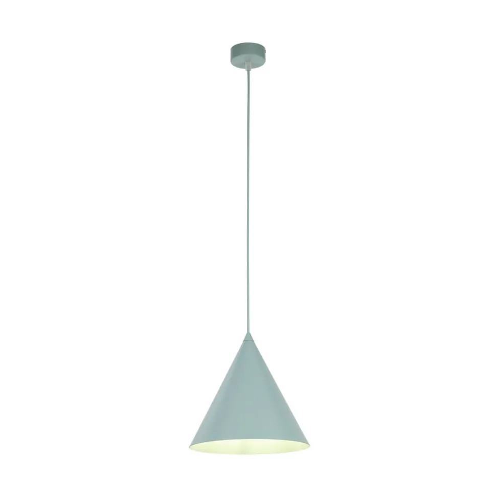 Hængelampe Cono, 1 lyskilde, Ø 25 cm, mint, E27