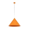 Hængelampe Cono, 1 lyskilde, Ø 50 cm, orange, E27