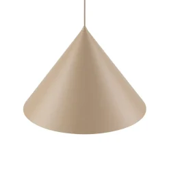 Hængelampe Cono, 1 lyskilde, Ø 50 cm, sand, E27