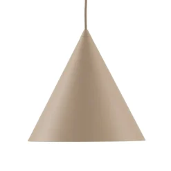 Hængelampe Cono, 1 lyskilde, Ø 25 cm, sand, E27