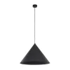 Hængelampe Cono, 1 lyskilde, Ø 50 cm, sort, E27