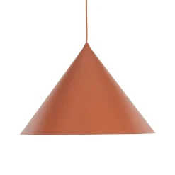 Hængelampe Cono, 1 lyskilde, Ø 50 cm, terracotta, E27