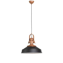 Hængelampe Craft, sort, metal, Ø 41 cm, E27