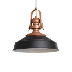 Hængelampe Craft, sort, metal, Ø 41 cm, E27