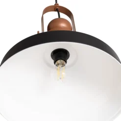 Hængelampe Craft, sort, metal, Ø 41 cm, E27