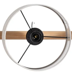 Hængelampe Deva Nature, 4 lyskilder, tekstil