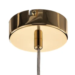 Hængelampe Dione, 4 lyskilder, guld