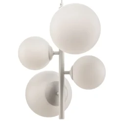 Hængelampe Dione, 4 lyskilder, hvid