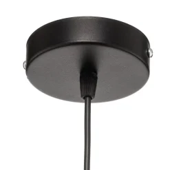 Hængelampe Duo, sort/guld, Ø40cm, 1 lyskilde