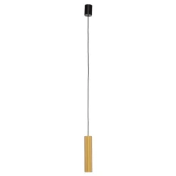 Hængelampe Eye, 1 lyskilde, messing, skærmhøjde 25 cm