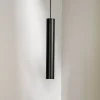 Hængelampe Eye, 1 lyskilde, sort, skærmhøjde 40 cm
