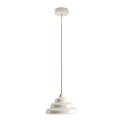 Hængelampe Fala, hvid, Ø 23 cm, glas