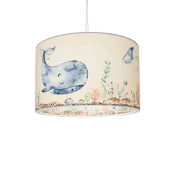 Hængelampe 25/40 Havdyr, Ø 38 cm, farverig, plast