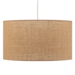 Hængelampe Jute cylinder naturbrun Ø40cm 1 lyskilde.