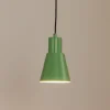 Hængelampe Konikkem, mintgrøn, metal, Ø 14 cm, E27
