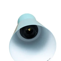 Hængelampe Konikkem, turkis, metal, Ø 14 cm, E27