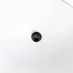 Hængelampe Kure, orange, metal, Ø 60 cm, E27
