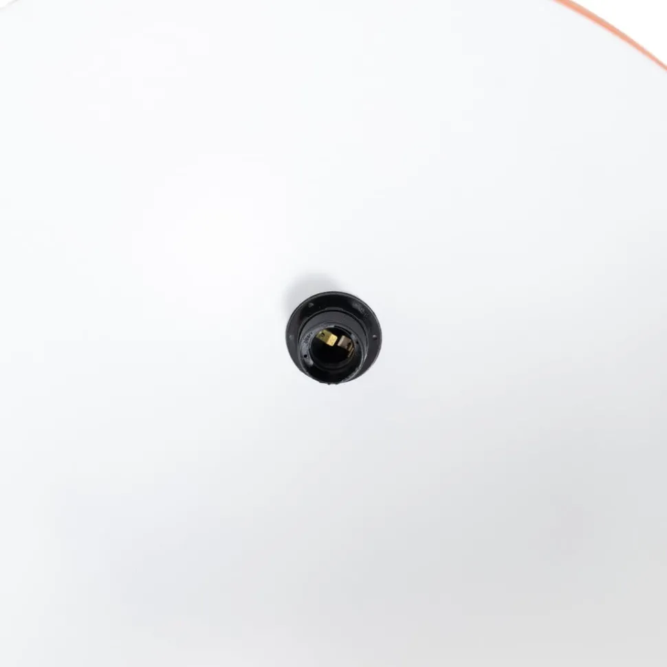Hængelampe Kure, orange, metal, Ø 60 cm, E27
