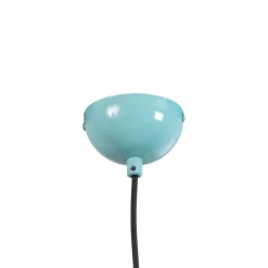 Hængelampe Kure, turkis, metal, Ø 60 cm, E27