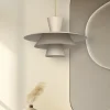 Hængelampe Plato, beige, metal, Ø 38 cm, E27