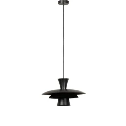 Hængelampe Plato, sort, metal, Ø 38 cm, E27
