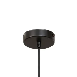 Hængelampe Plato, sort, metal, Ø 38 cm, E27