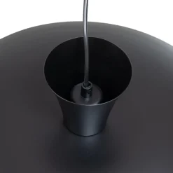 Hængelampe Plato, sort, metal, Ø 38 cm, E27