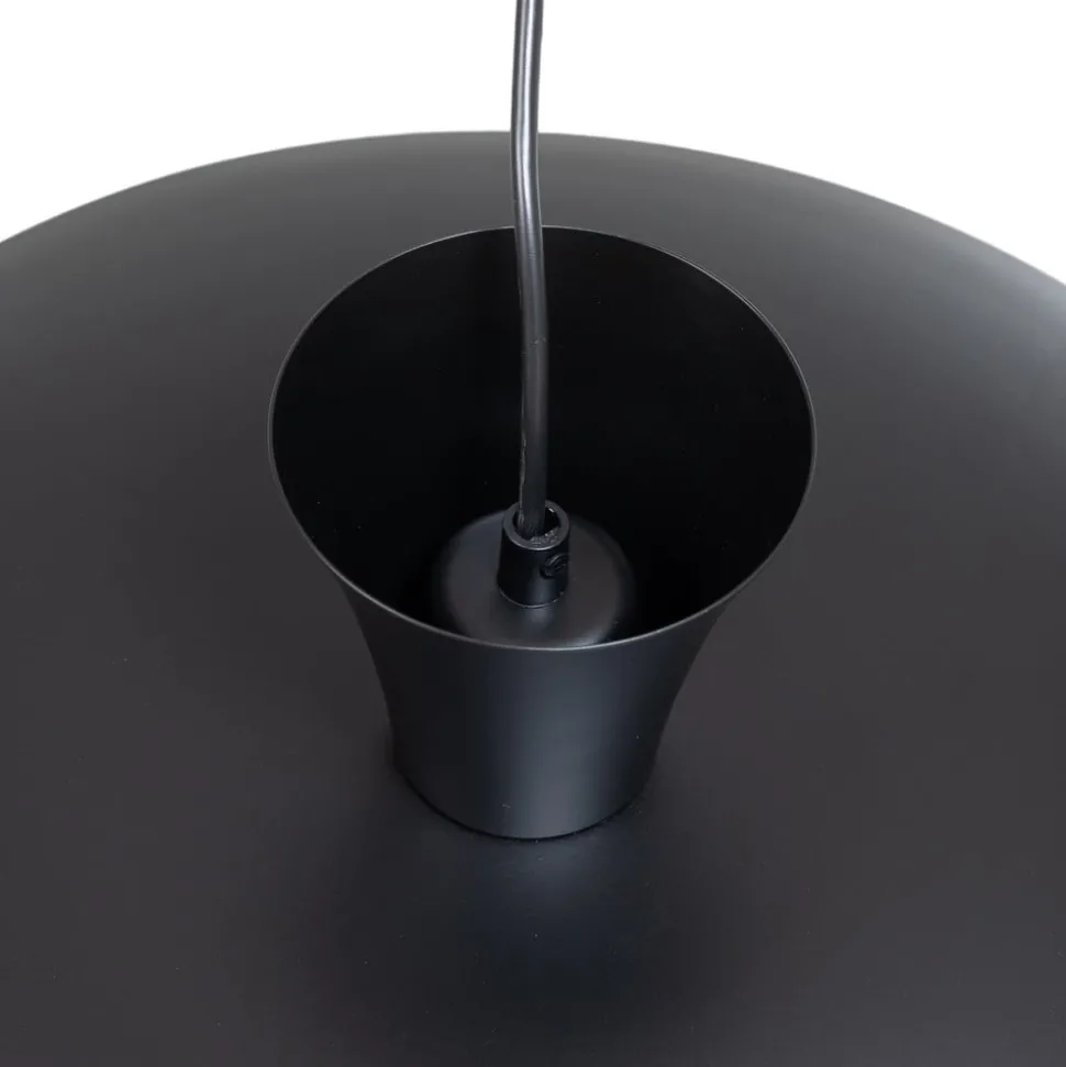 Hængelampe Plato, sort, metal, Ø 38 cm, E27