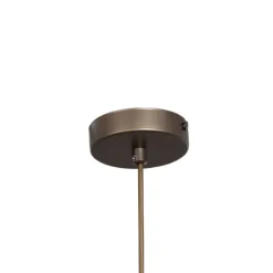 Hængelampe Plato, titanfarvet, metal, Ø 38 cm, E27