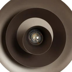 Hængelampe Plato, titanfarvet, metal, Ø 38 cm, E27