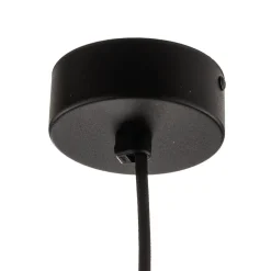 Hængelampe Polaris, spejlet glas, kobber