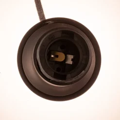Hængelampe Polaris, spejlet glas, kobber