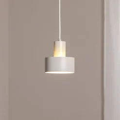 Hængelampe Rif S, taupe, 1 lyskilde, Ø 15 cm, stål