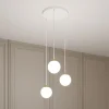 Hængelampe Royal, 3 lyskilder, opal hvid/hvid, glas, E14