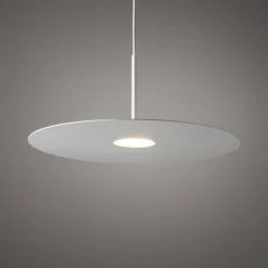 Hængelampe Simone, hvid, stål, Ø 40 cm, GX53