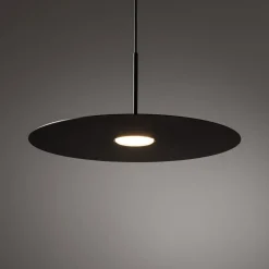 Hængelampe Simone, sort, stål, Ø 40 cm, GX53