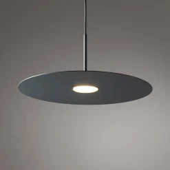 Hængelampe Simone, stål, umbrablå, Ø 40 cm, GX53