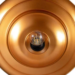 Hængelampe Sivani MR-637, antik guld, metal, Ø 39 cm
