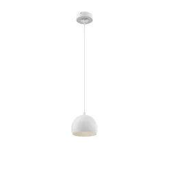 Hængelampe Sool, hvid, Ø 15 cm, metal
