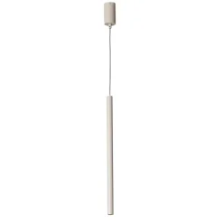 Hængelampe Sopel 1, taupe, 1 lyskilde, stål, G9, Ø 5 cm