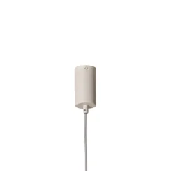 Hængelampe Sopel 1, taupe, 1 lyskilde, stål, G9, Ø 5 cm