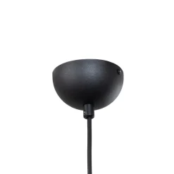 Hængelampe Tel, sort, metal, Ø 50 cm, metal