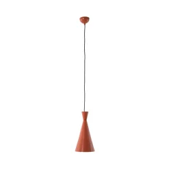 Hængelampe Tom, orange, metal, Ø 19 cm, E27