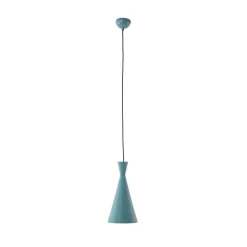 Hængelampe Tom, turkis, metal, Ø 19 cm, E27