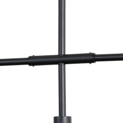 Hængelampe Trevo 6 All Black, metal, sort, GU10