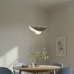 Hængelampe Vatoz, 1 lyskilde, sort, Ø 40 cm, metal/glas