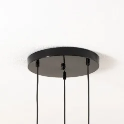 Hængelampe Yildo 6871 3 lyskilder rondel sort/kobber