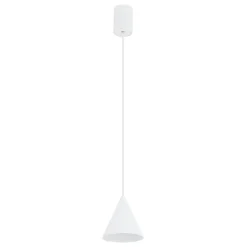 Hængelampe ZENITH, hvid, Ø 11 cm, metal, GU10