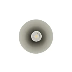 Hængelampe ZENITH, lysegrå, Ø 11 cm, metal, GU10